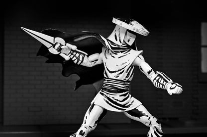 ELITE FOOT NINJA GUARD BLACK & WHITE FIGURA 18 CM - NECA - TEENAGE MUTANT NINJA TURTLES