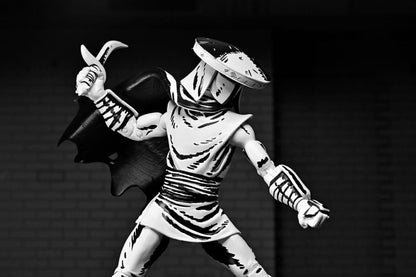 ELITE FOOT NINJA GUARD BLACK & WHITE FIGURA 18 CM - NECA - TEENAGE MUTANT NINJA TURTLES