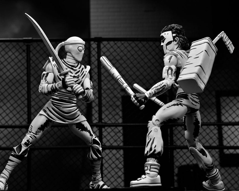 CASEY JONES BLACK & WHITE FIGURA 18 CM - NECA - TEENAGE MUTANT NINJA TURTLES