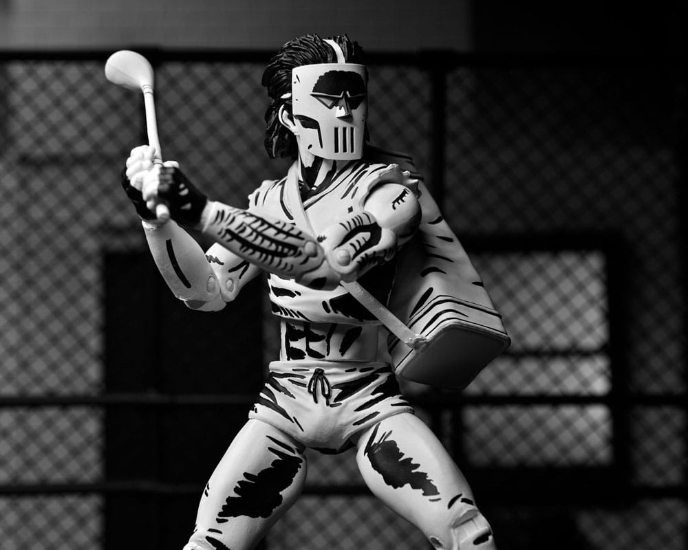 CASEY JONES BLACK & WHITE FIGURA 18 CM - NECA - TEENAGE MUTANT NINJA TURTLES