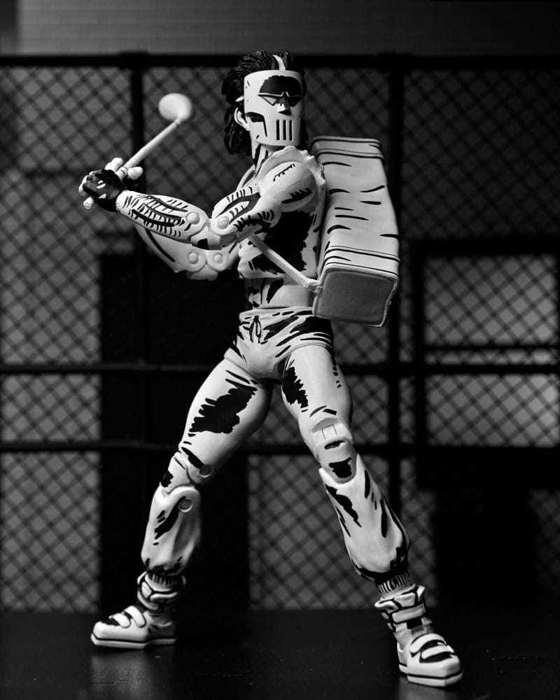 CASEY JONES BLACK & WHITE FIGURA 18 CM - NECA - TEENAGE MUTANT NINJA TURTLES