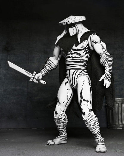 FOOT ASSASSIN BLACK & WHITE FIGURA 18 CM - NECA - TEENAGE MUTANT NINJA TURTLES
