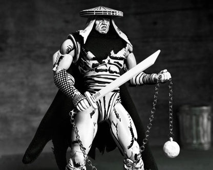 FOOT ASSASSIN BLACK & WHITE FIGURA 18 CM - NECA - TEENAGE MUTANT NINJA TURTLES