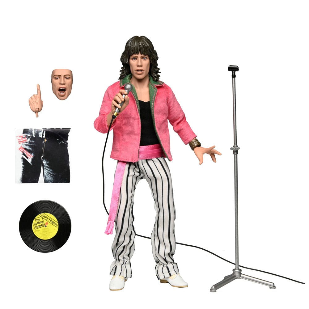 THE ROLLING STONES – FIGURA CLOTHED MICK JAGGER (1975) 20 CM (NECA)