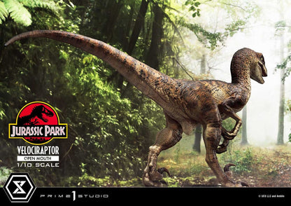 VELOCIRAPTOR OPEN MOUTH – ESTATUA 1/10 (PRIME 1 STUDIO – JURASSIC PARK)