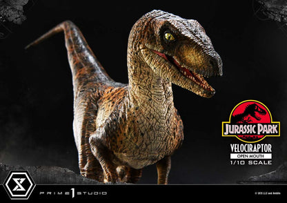 VELOCIRAPTOR OPEN MOUTH – ESTATUA 1/10 (PRIME 1 STUDIO – JURASSIC PARK)