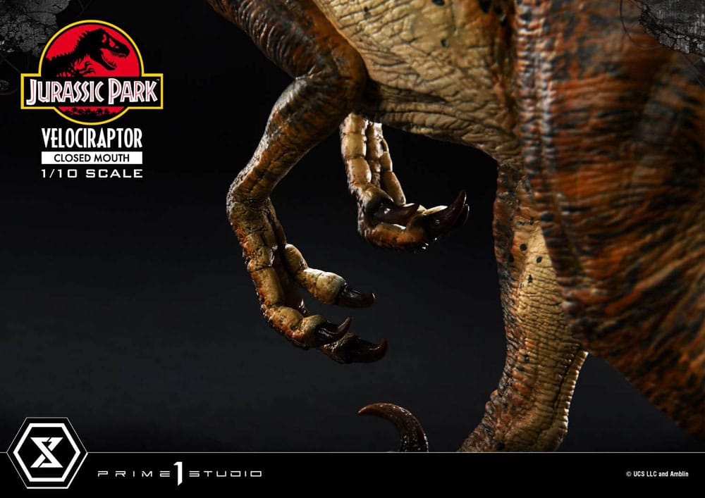 VELOCIRAPTOR CLOSED MOUTH – ESTATUA 1/10 (PRIME 1 STUDIO – JURASSIC PARK)