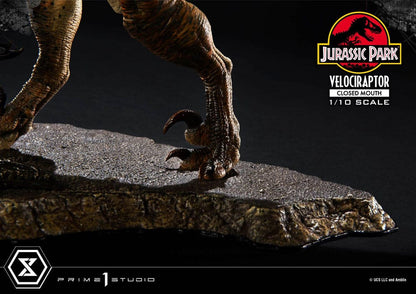 VELOCIRAPTOR CLOSED MOUTH – ESTATUA 1/10 (PRIME 1 STUDIO – JURASSIC PARK)