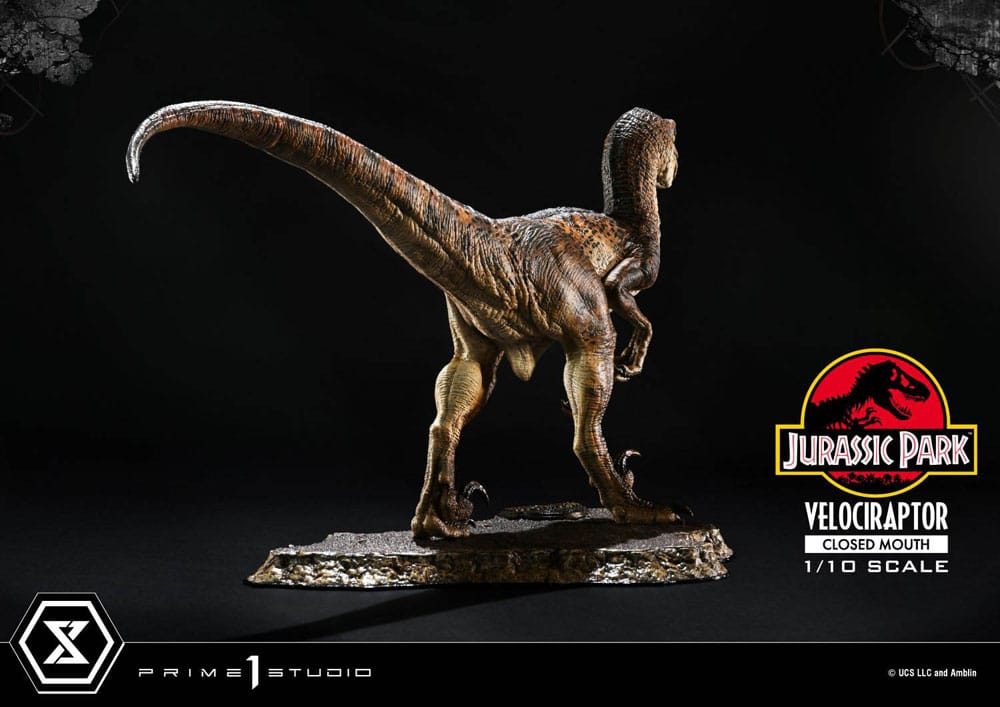 VELOCIRAPTOR CLOSED MOUTH – ESTATUA 1/10 (PRIME 1 STUDIO – JURASSIC PARK)