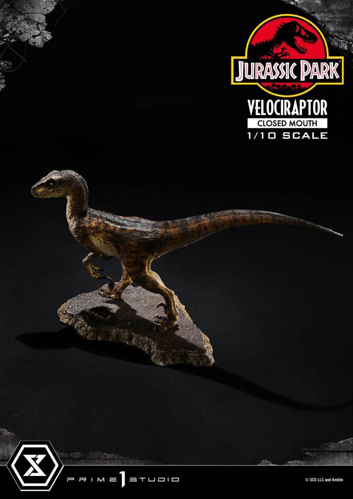 VELOCIRAPTOR CLOSED MOUTH – ESTATUA 1/10 (PRIME 1 STUDIO – JURASSIC PARK)