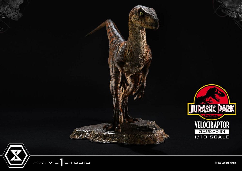 VELOCIRAPTOR CLOSED MOUTH – ESTATUA 1/10 (PRIME 1 STUDIO – JURASSIC PARK)