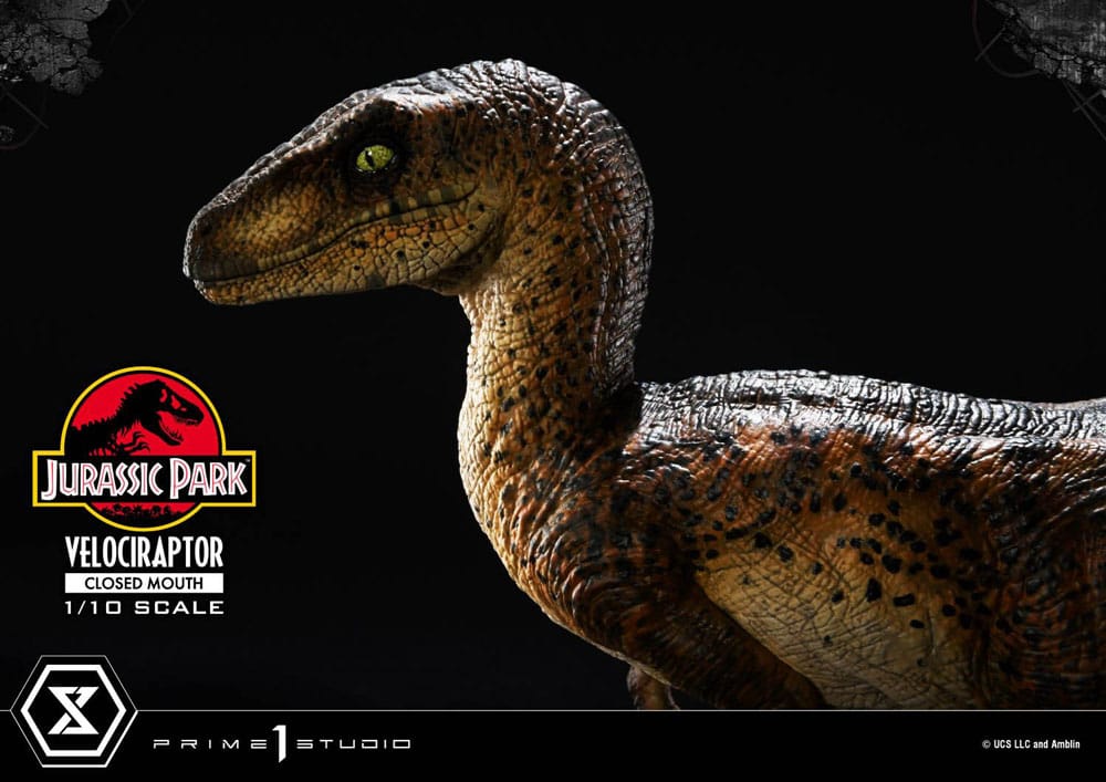 VELOCIRAPTOR CLOSED MOUTH – ESTATUA 1/10 (PRIME 1 STUDIO – JURASSIC PARK)