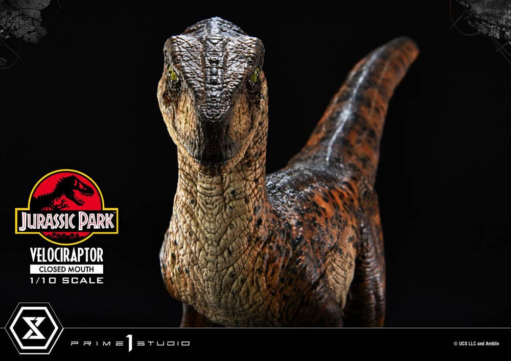 VELOCIRAPTOR CLOSED MOUTH – ESTATUA 1/10 (PRIME 1 STUDIO – JURASSIC PARK)