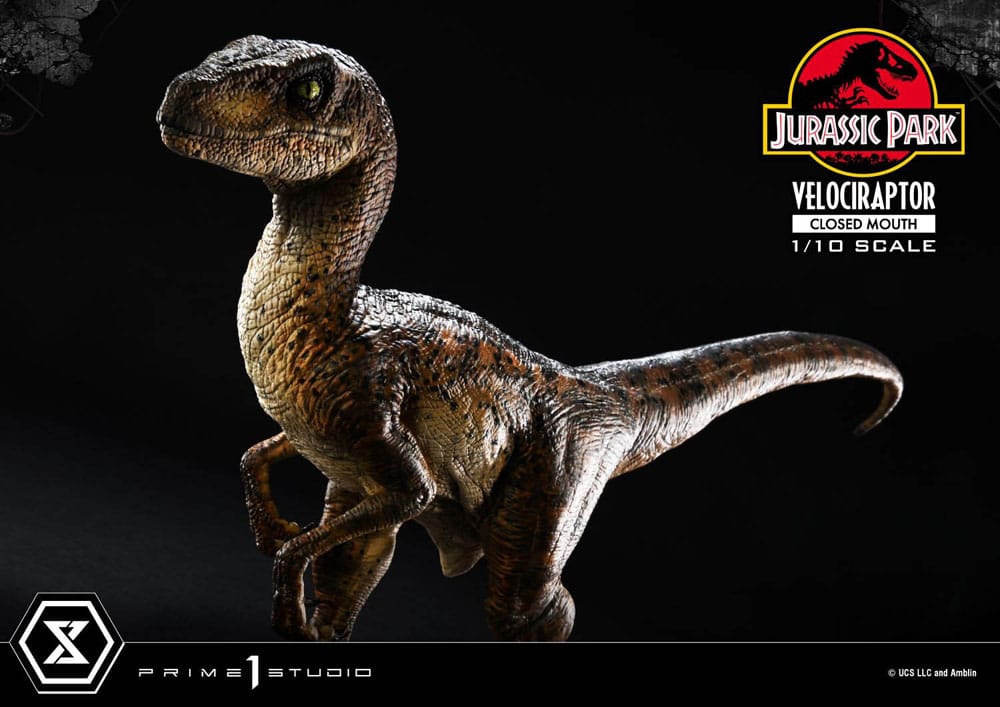 VELOCIRAPTOR CLOSED MOUTH – ESTATUA 1/10 (PRIME 1 STUDIO – JURASSIC PARK)