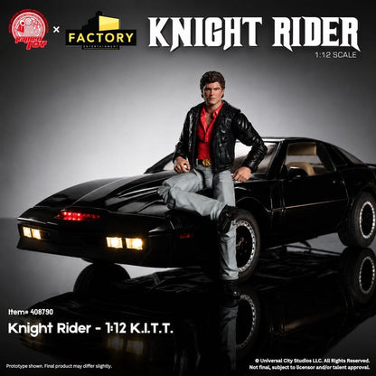 KNIGHT RIDER FIGURA 1/12 K.I.T.T. CON MICHAEL KNIGHT 43 CM – JADA TOYS