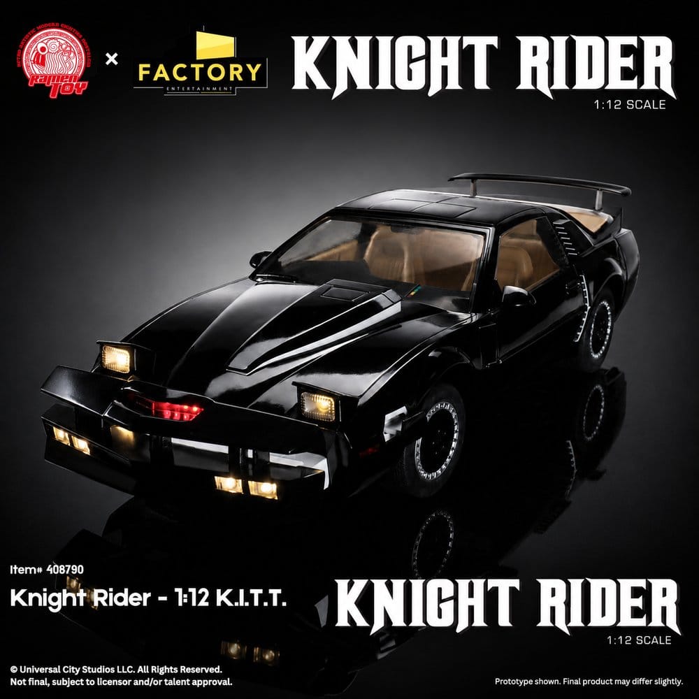 KNIGHT RIDER FIGURA 1/12 K.I.T.T. CON MICHAEL KNIGHT 43 CM – JADA TOYS