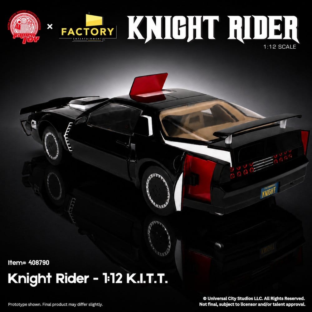 KNIGHT RIDER FIGURA 1/12 K.I.T.T. CON MICHAEL KNIGHT 43 CM – JADA TOYS
