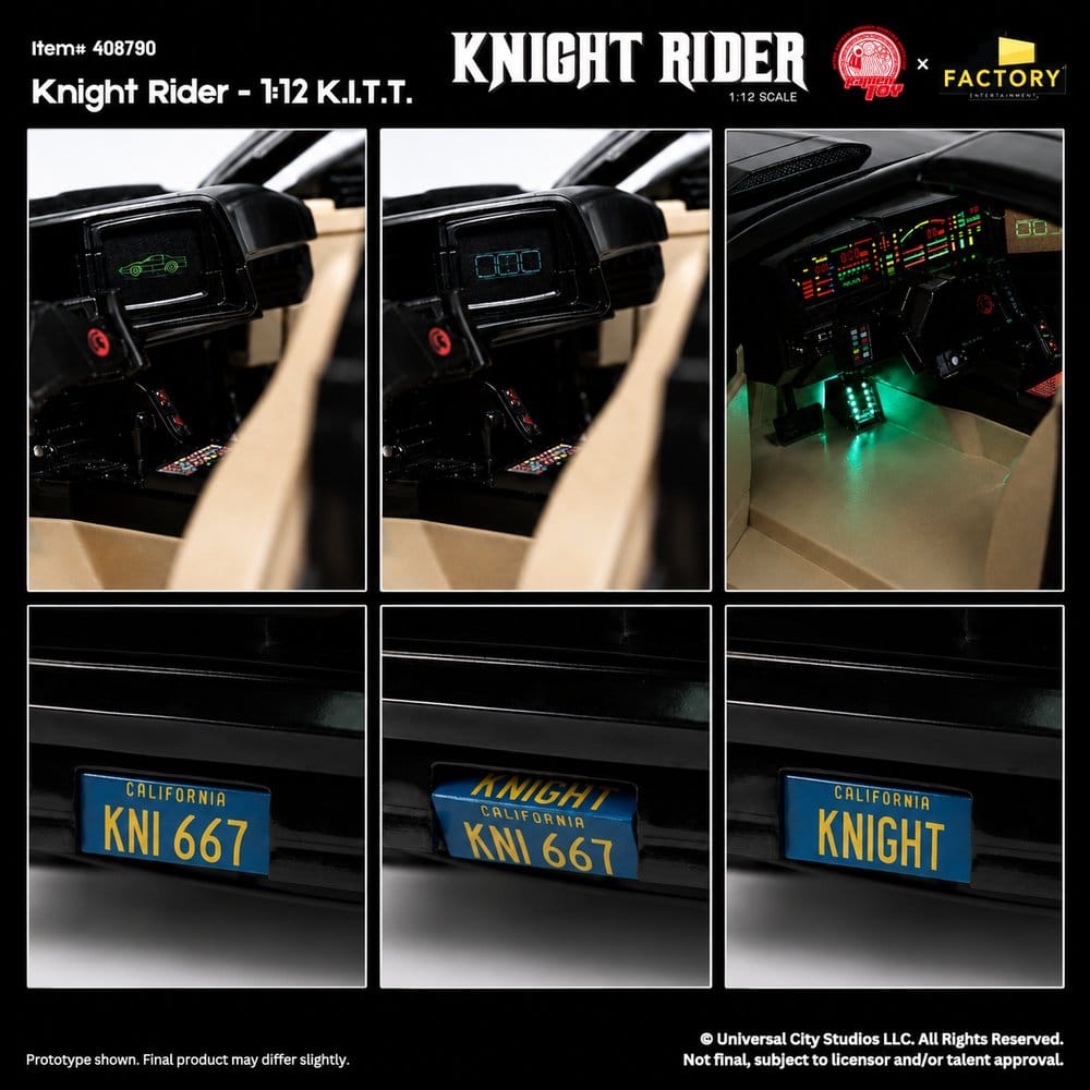 KNIGHT RIDER FIGURA 1/12 K.I.T.T. CON MICHAEL KNIGHT 43 CM – JADA TOYS
