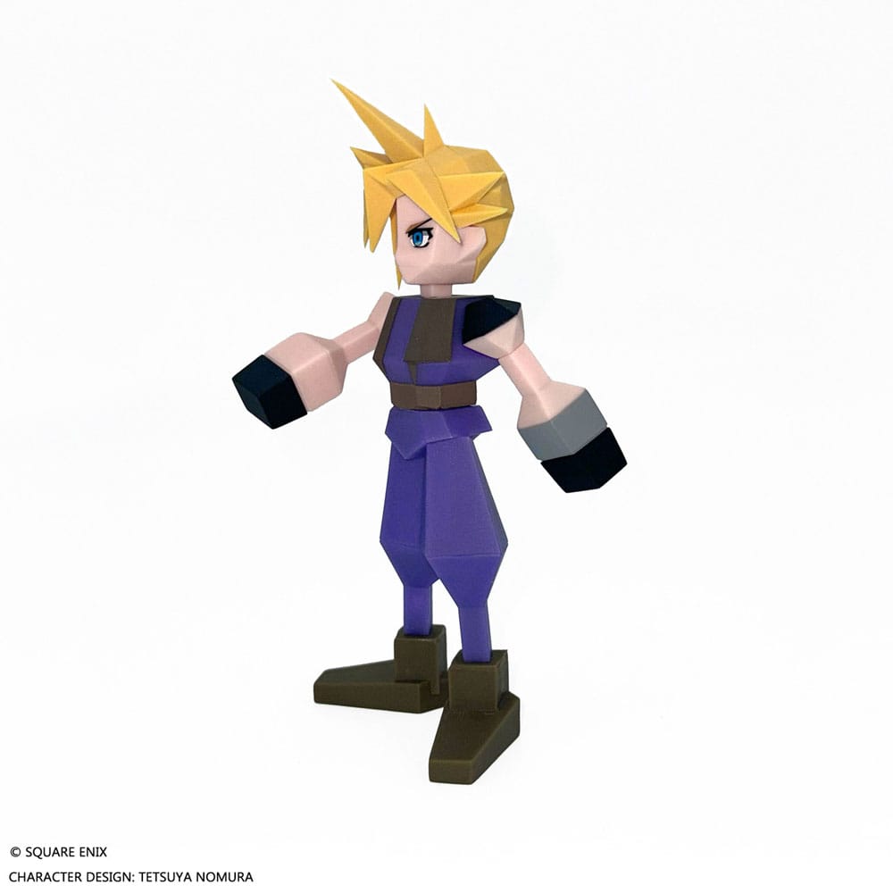CLOUD STRIFE – FINAL FANTASY VII FIGURA VINYL POLYGON 15 CM – SQUARE ENIX