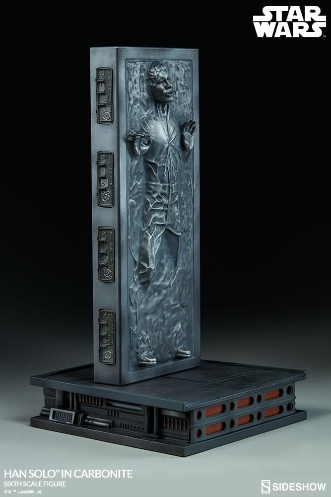 HAN SOLO EN CARBONITA 1/6 – STAR WARS – FIGURA SIDESHOW 38 CM