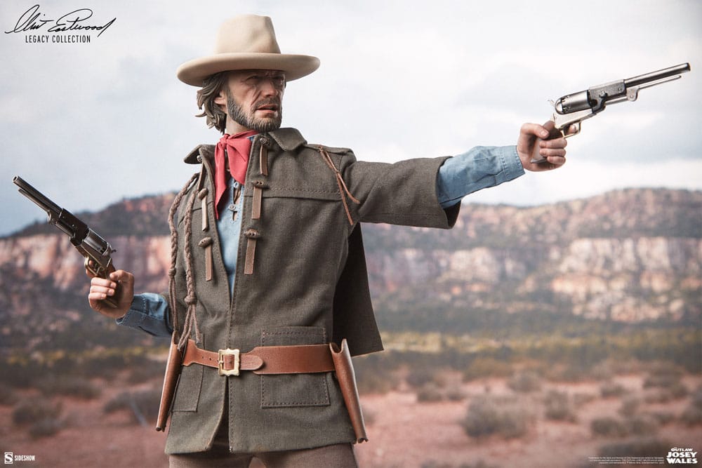 JOSEY WALES 1/6 – EL FUERA DE LA LEY – CLINT EASTWOOD LEGACY COLLECTION SIDESHOW 30 CM