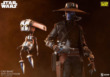 CAD BANE STAR WARS THE CLONE WARS SIDESHOW FIGURA 1/6 32 CM