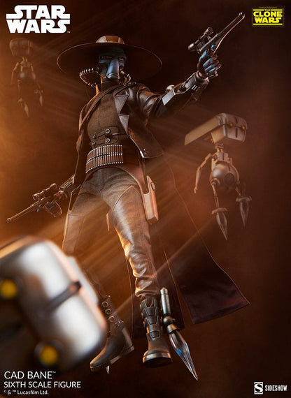 CAD BANE STAR WARS THE CLONE WARS SIDESHOW FIGURA 1/6 32 CM