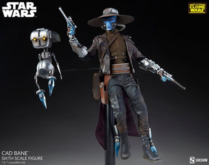 CAD BANE STAR WARS THE CLONE WARS SIDESHOW FIGURA 1/6 32 CM