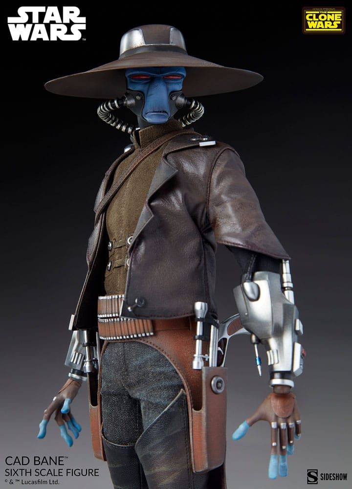 CAD BANE STAR WARS THE CLONE WARS SIDESHOW FIGURA 1/6 32 CM