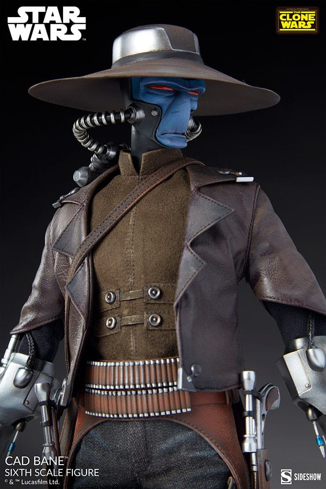CAD BANE STAR WARS THE CLONE WARS SIDESHOW FIGURA 1/6 32 CM