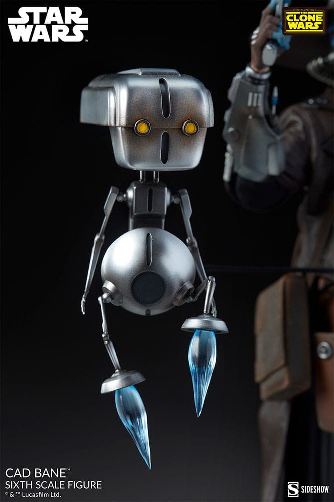 CAD BANE STAR WARS THE CLONE WARS SIDESHOW FIGURA 1/6 32 CM