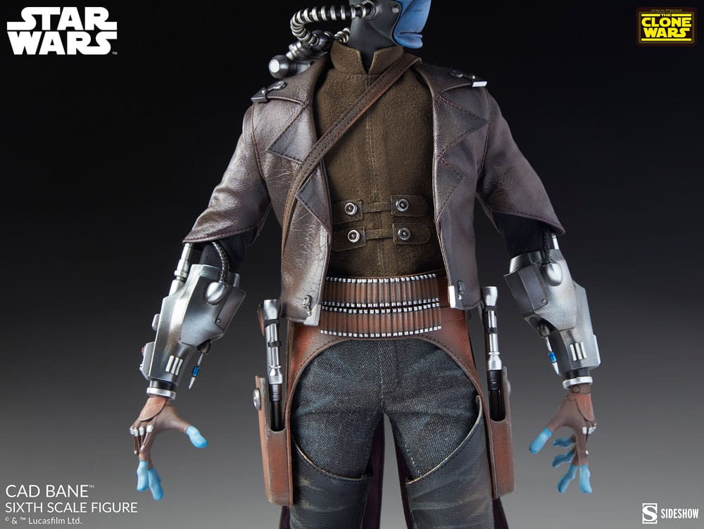 CAD BANE STAR WARS THE CLONE WARS SIDESHOW FIGURA 1/6 32 CM