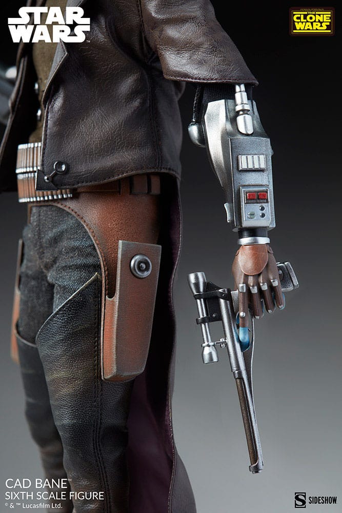 CAD BANE STAR WARS THE CLONE WARS SIDESHOW FIGURA 1/6 32 CM