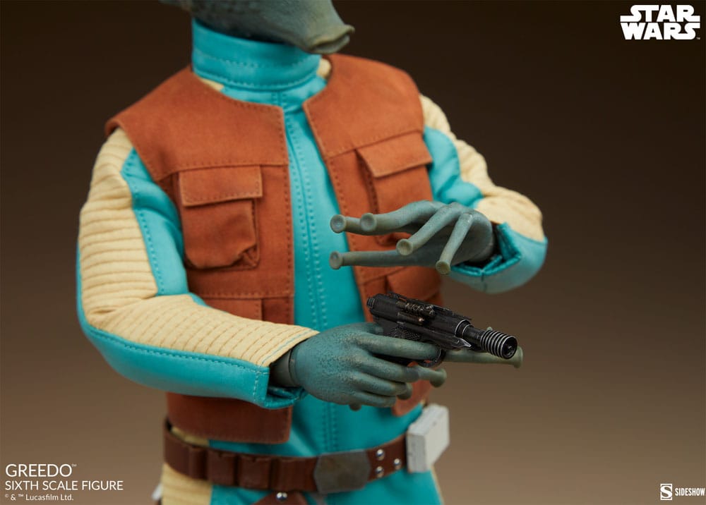 GREEDO 1/6 – STAR WARS – FIGURA SCUM & VILLAINY SIDESHOW 30 CM