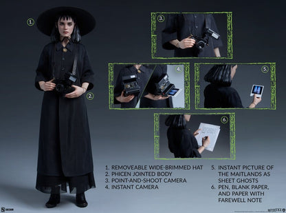 BEETLEJUICE FIGURA 1/6 LYDIA DEETZ 25 CM (SIDESHOW – BEETLEJUICE)