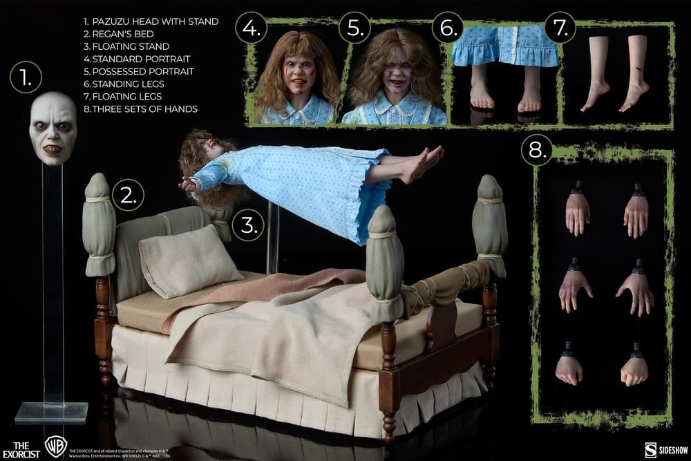 REGAN MACNEIL EL EXORCISTA FIGURA 1/6 DELUXE EDITION 23 CM SIDESHOW