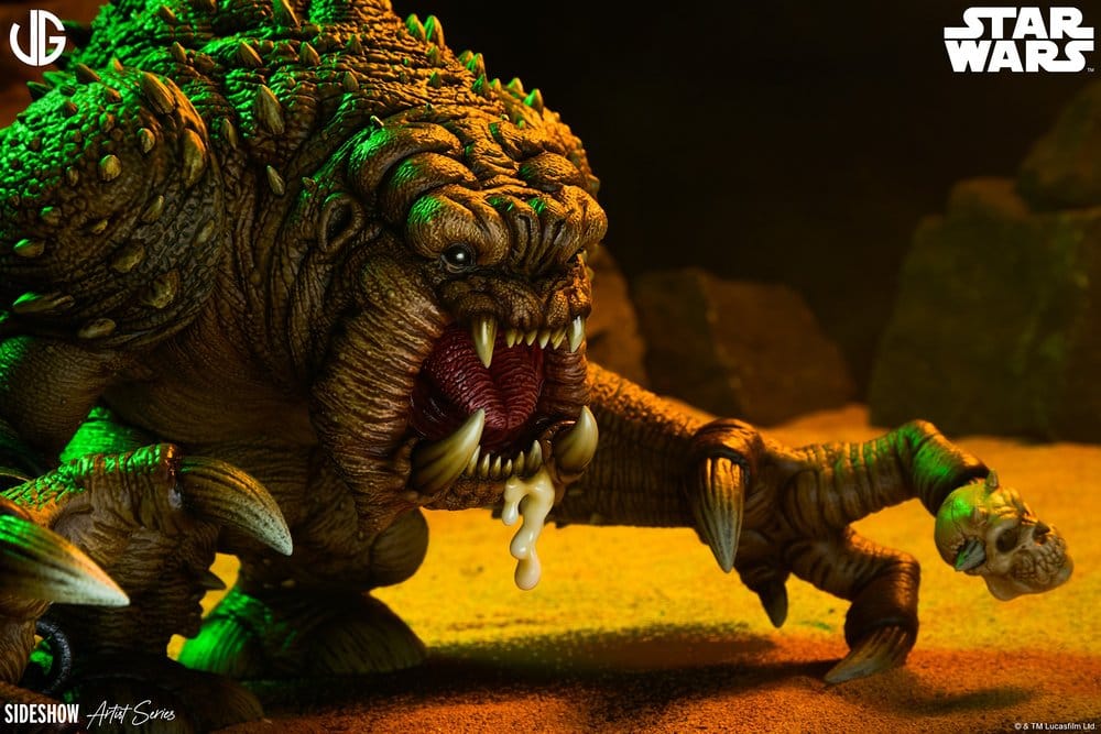 RANCOR STAR WARS DESIGNER COLLECTIBLE 31 CM SIDESHOW COLLECTIBLES