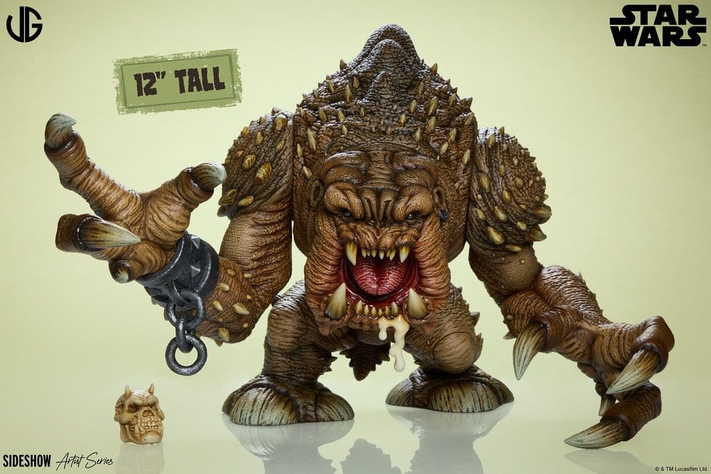 RANCOR STAR WARS DESIGNER COLLECTIBLE 31 CM SIDESHOW COLLECTIBLES