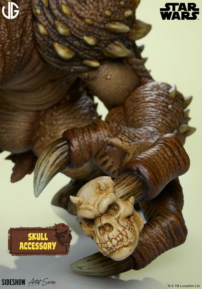 RANCOR STAR WARS DESIGNER COLLECTIBLE 31 CM SIDESHOW COLLECTIBLES