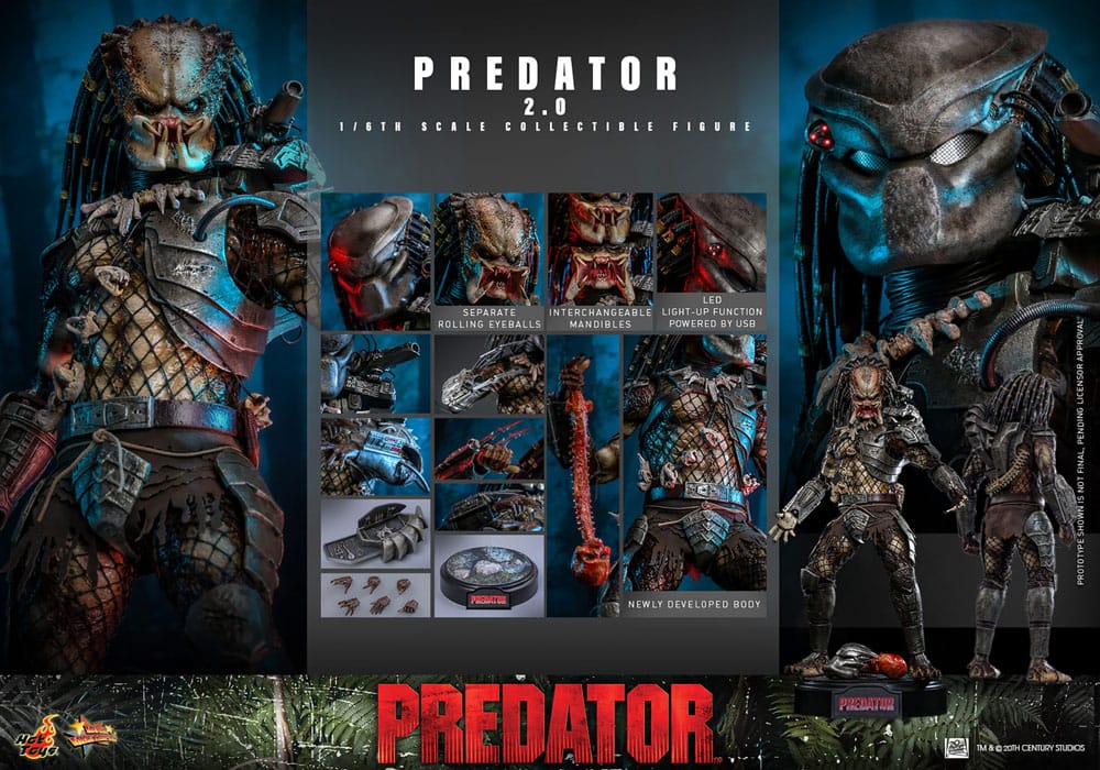PREDATOR VERSION 2.0 – FIGURA HOT TOYS 1/6 MOVIE MASTERPIECE