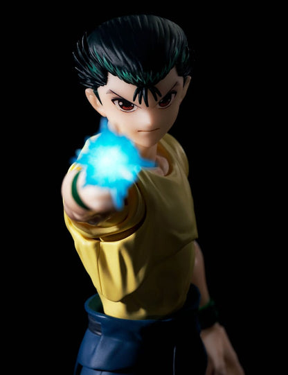 Yusuke Urameshi con efecto Spirit Gun S.H.Figuarts