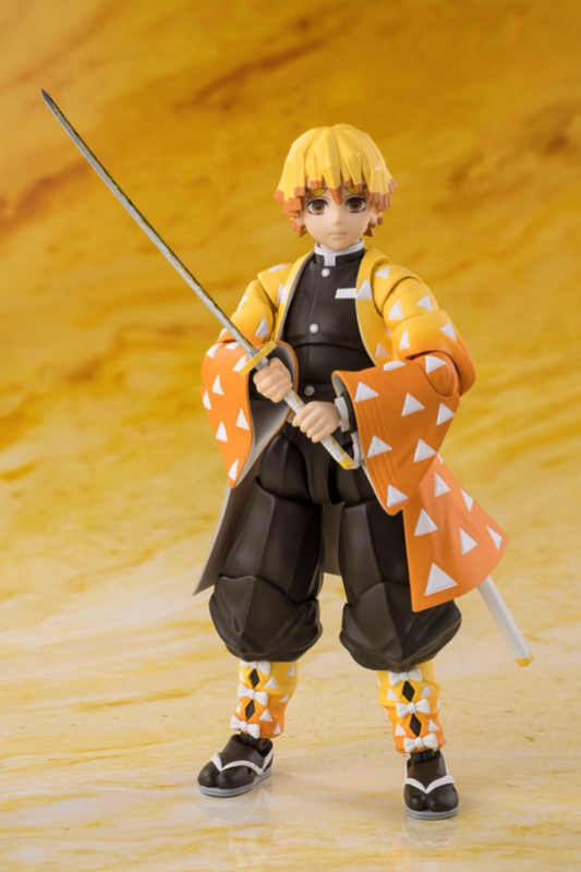 Figura articulada Zenitsu Agatsuma Demon Slayer S.H. Figuarts 14 cm