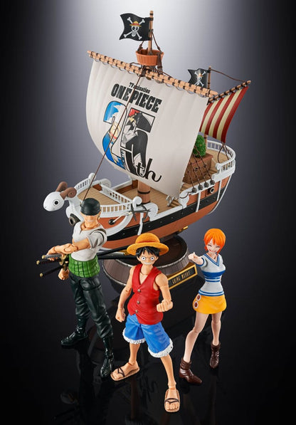 Detalle del rostro y torso de Roronoa Zoro – Figura coleccionista articulada